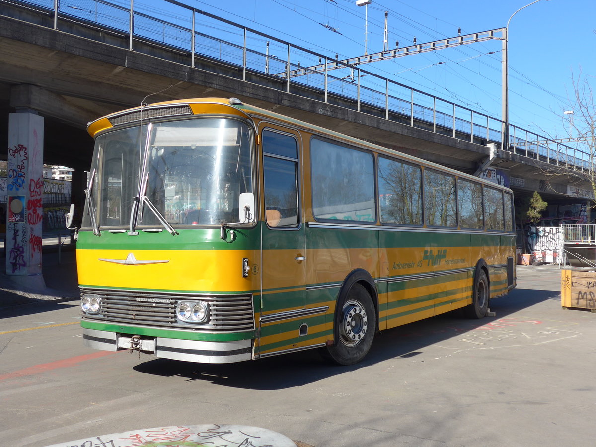 (201'725) - Outlawz, Bern - Nr. 6 - Neoplan (ex Privat in Linden; ex AvH Heimenschwand Nr. 6) am 18. Februar 2019 in Bern, Schtzenmatte