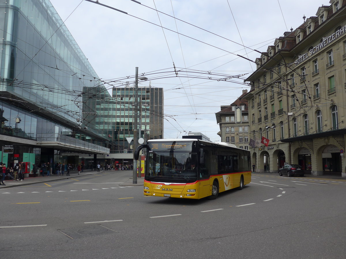 (202'352) - PostAuto Bern - Nr. 542/BE 832'542 - MAN am 12. Mrz 2019 beim Bahnhof Bern