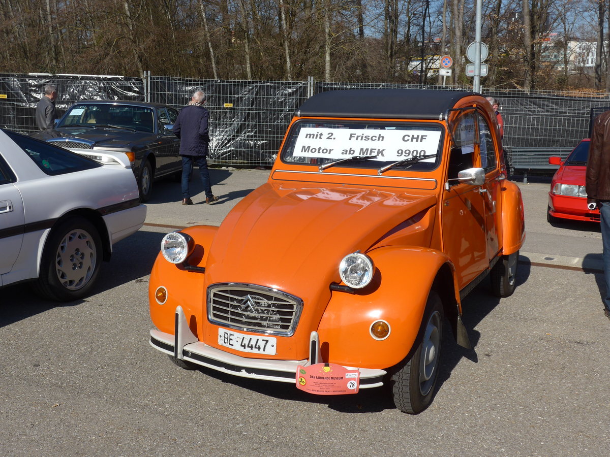 (203'070) - Citron - BE 4447 - am 24. Mrz 2019 in Granges-Paccot, Forum-Fribourg