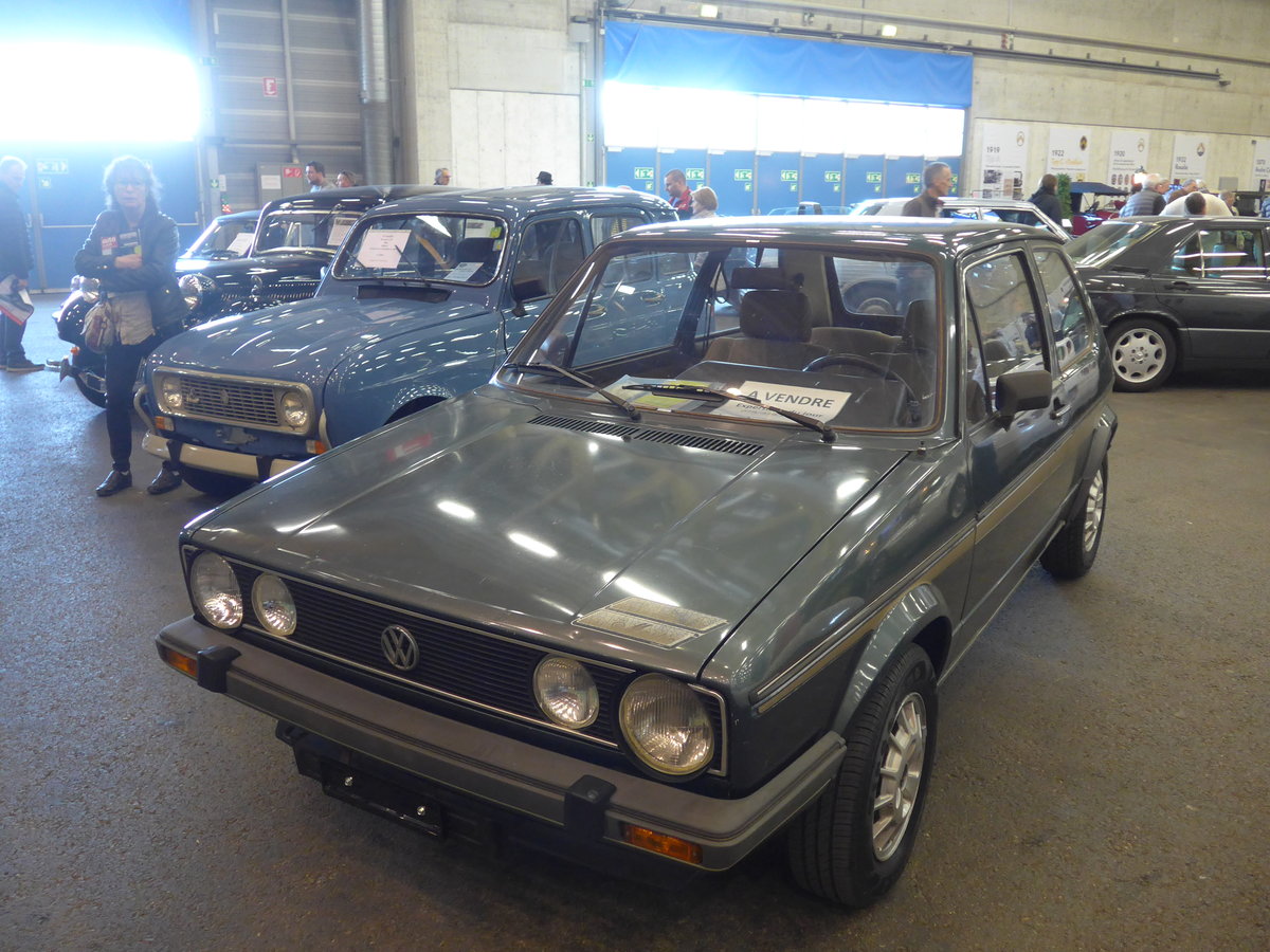 (203'086) - VW-Golf am 24. Mrz 2019 in Granges-Paccot, Forum-Fribourg
