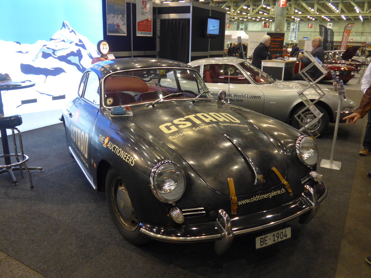 (203'116) - Porsche - BE 1904 - am 24. Mrz 2019 in Granges-Paccot, Forum-Fribourg