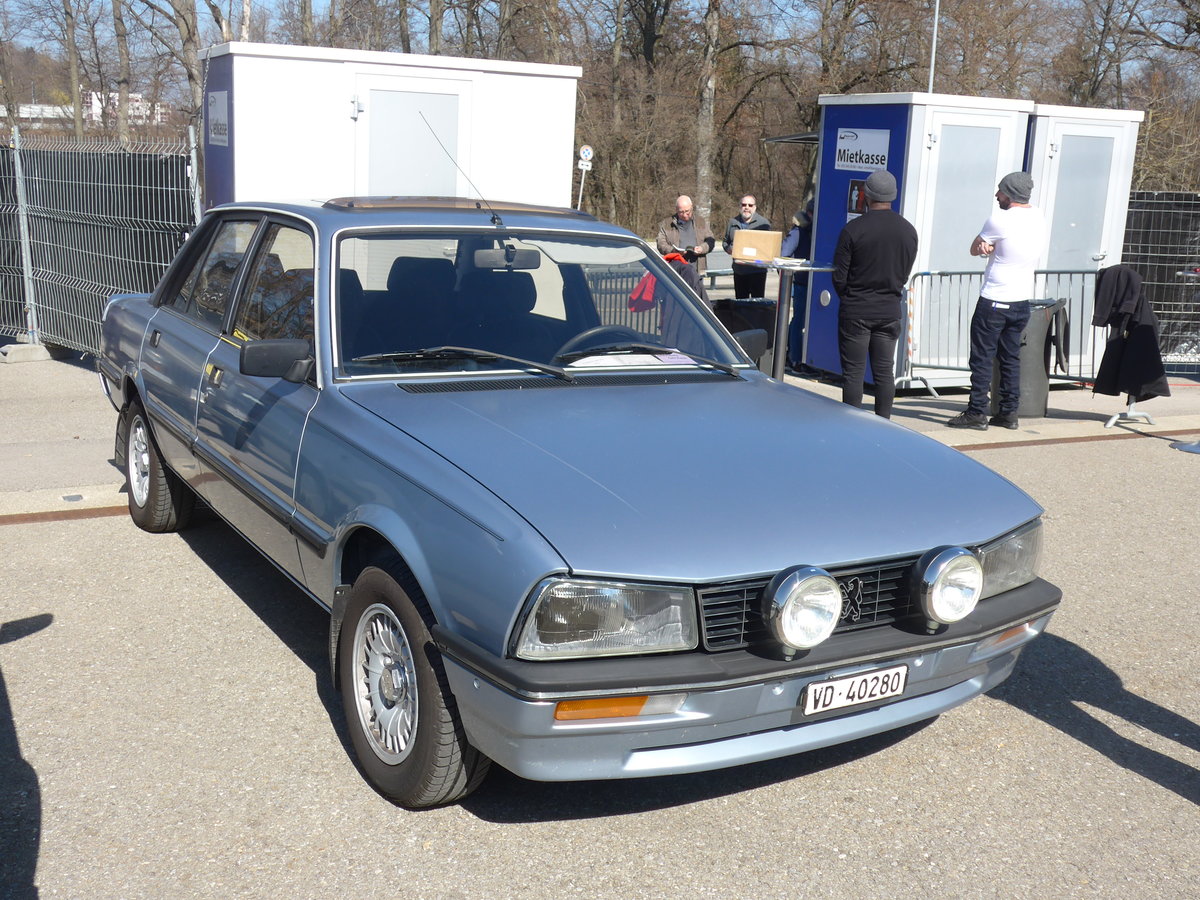 (203'133) - Peugeot - VD 40'280 - am 24. Mrz 2019 in Granges-Paccot, Forum-Fribourg