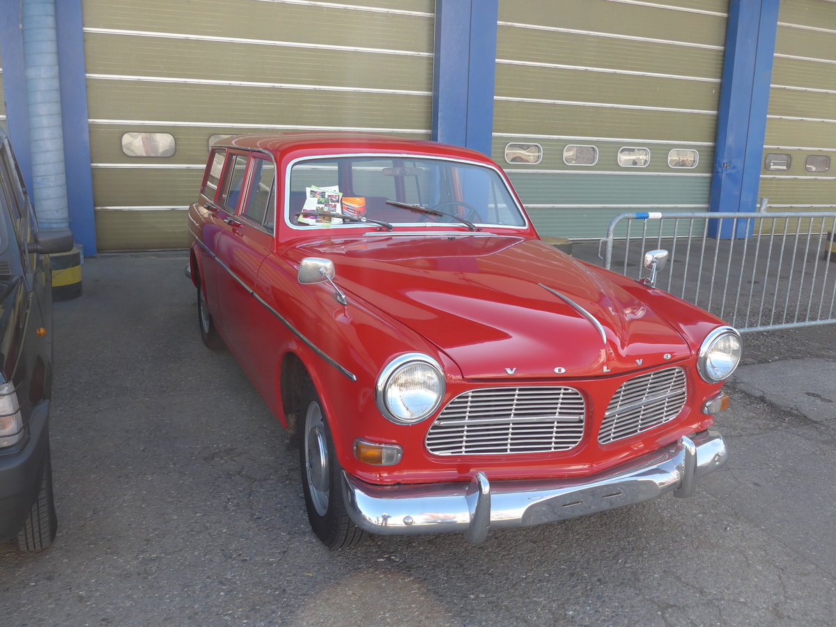 (203'203) - Volvo am 24. Mrz 2019 in Granges-Paccot, Forum-Fribourg