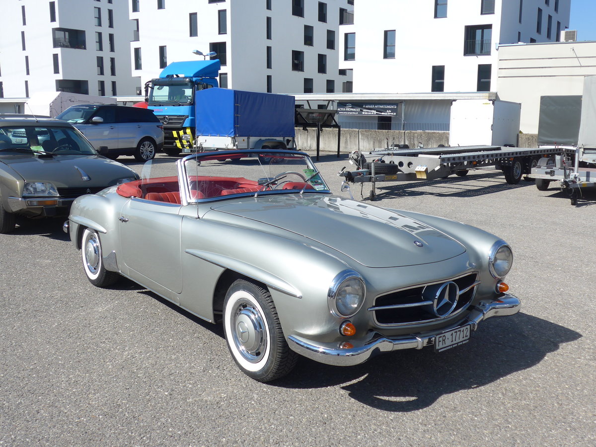 (203'219) - Mercedes - FR 17'712 - am 24. Mrz 2019 in Granges-Paccot, Forum-Fribourg