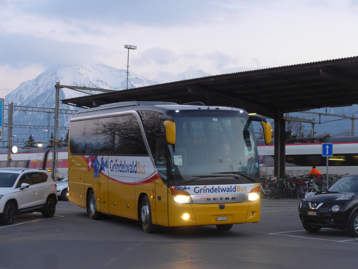 (203'276) - AVG Grindelwald - Nr. 29/BE 47'910 - Setra am 27. Mrz 2019 in Thun, CarTerminal