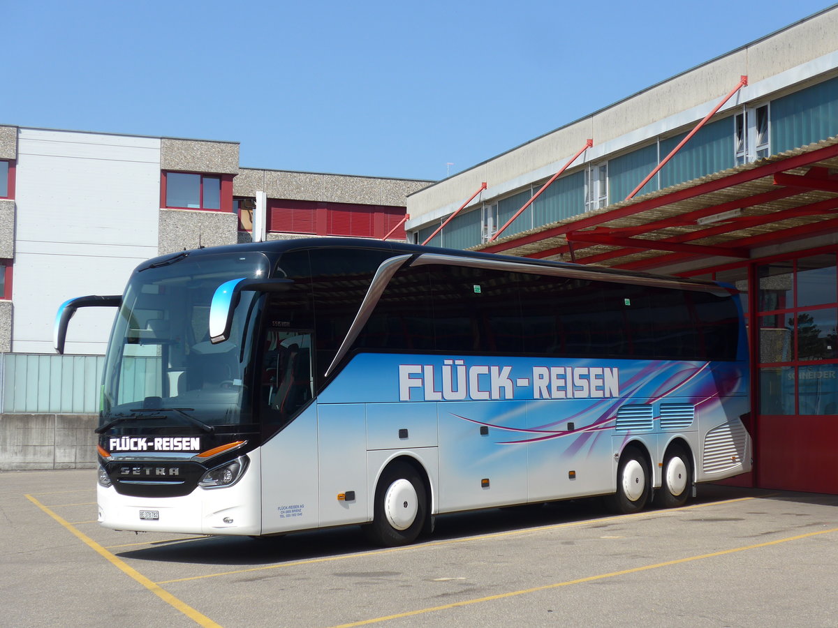 (203'840) - Flck, Brienz - BE 378'782 - Setra am 19. April 2019 in Kloten, EvoBus