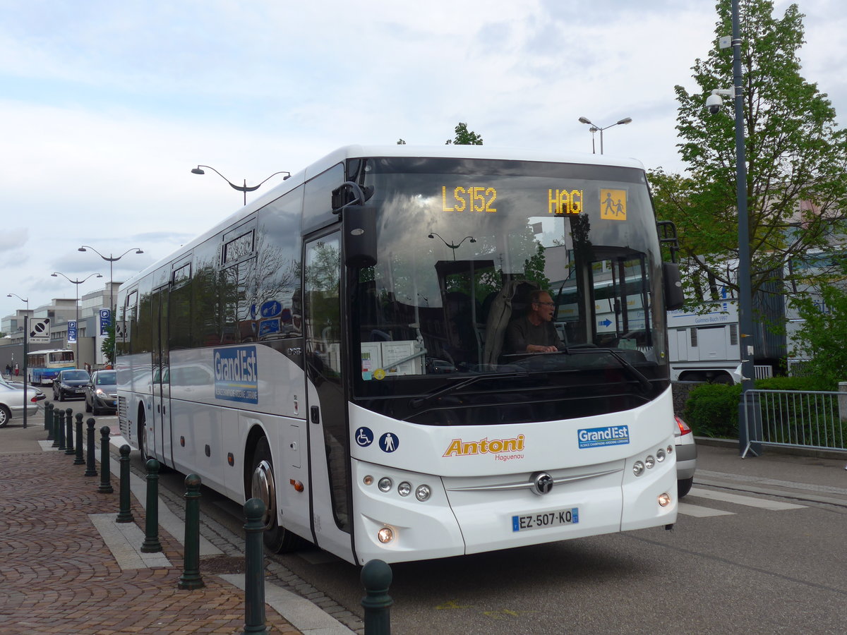 (204'099) - Antoni, Haguenau - EZ 507 KQ - Temsa am 26. April 2019 in Haguenau, Parkplatz