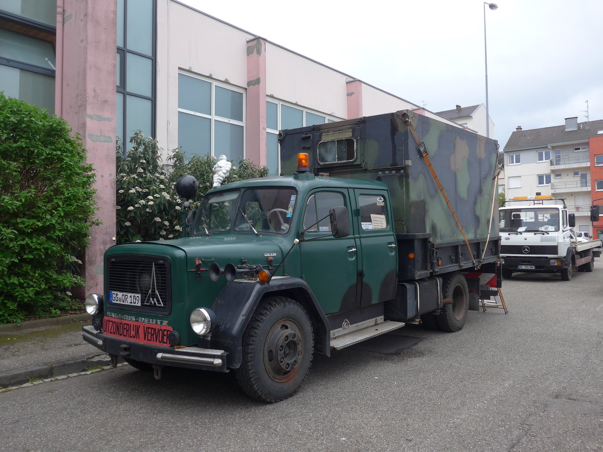 (204'162) - Magirus-Deutz - GG-QR 109 - am 27. April 2019 in Haguenau, Parkplatz