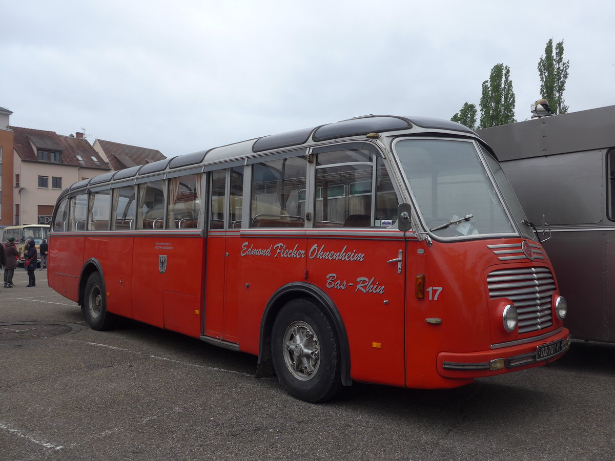 (204'167) - Flecher, Ohnenheim - Nr. 17/DZ 781 VL - FBW/Gangloff (ex FRAM Drachten/NL Nr. 17; ex AFA Adelboden/CH Nr. 3) am 27. April 2019 in Haguenau, Parkplatz