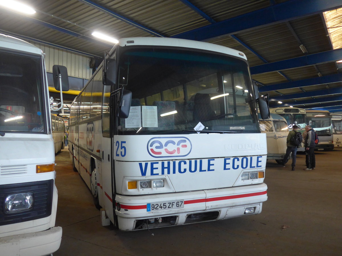 (204'307) - Europ. Classic Motors, Haguenau - Nr. 25/9245 ZF 67 - Neoplan (ex ETS, Ingwiller; ex Deutschland) am 27. April 2019 in Wissembourg, Museum