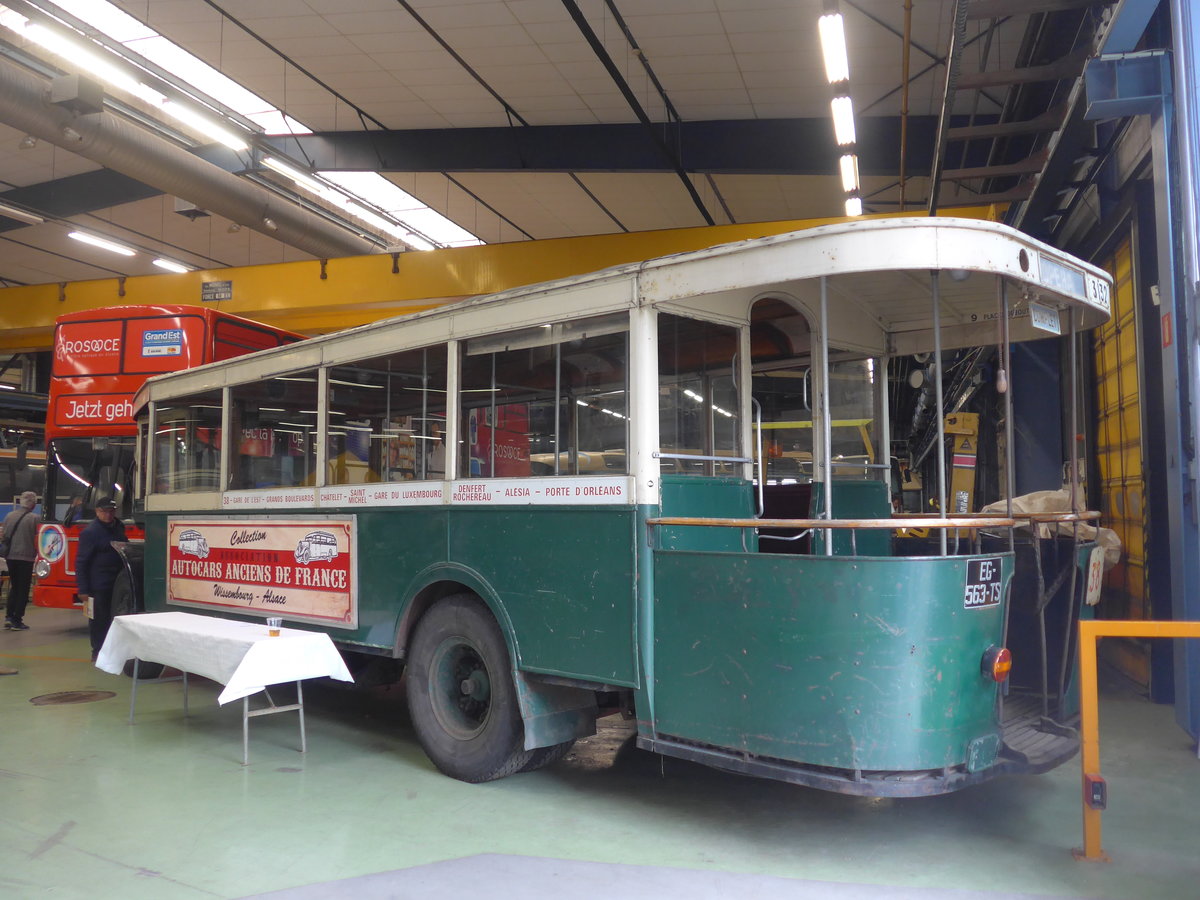 (204'344) - RATP Paris (AAF) - Nr. 3132/EG 563 TS - Renault am 27. April 2019 in Wissembourg, Museum