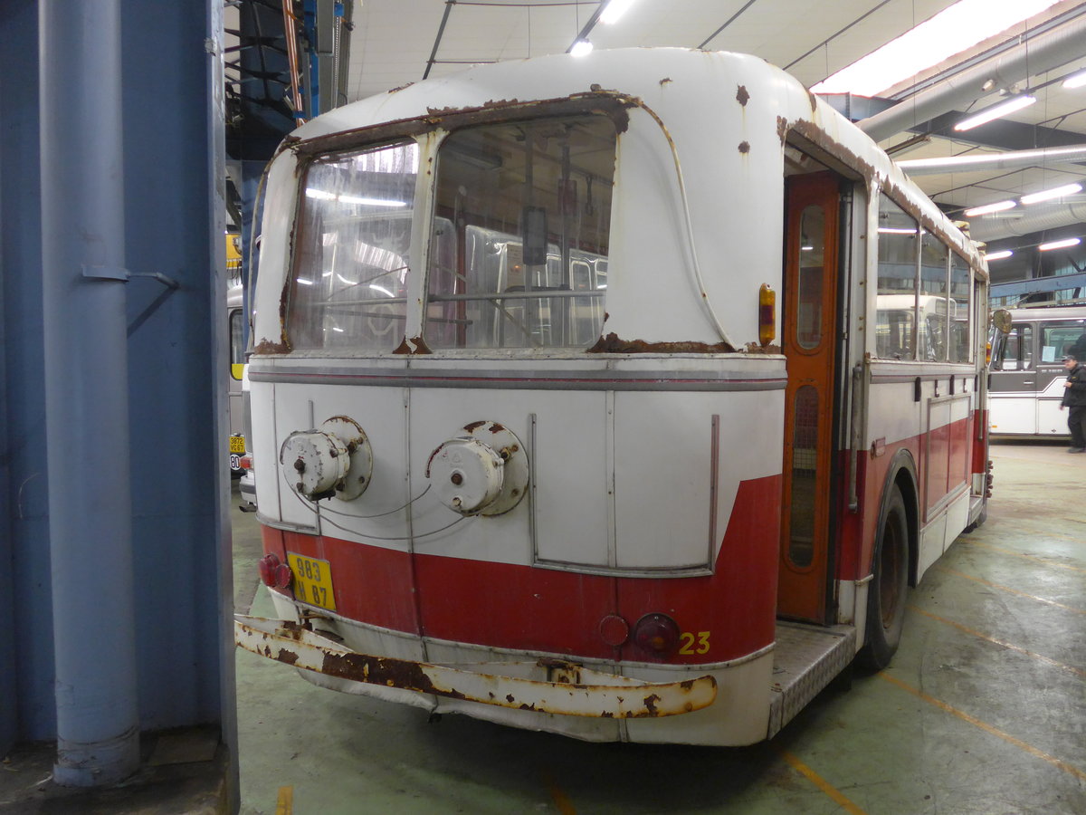 (204'363) - TCL Limoges (AAF) - Nr. 23/893 H 87 - Vectra Trolleybus am 27. April 2019 in Wissembourg, Museum