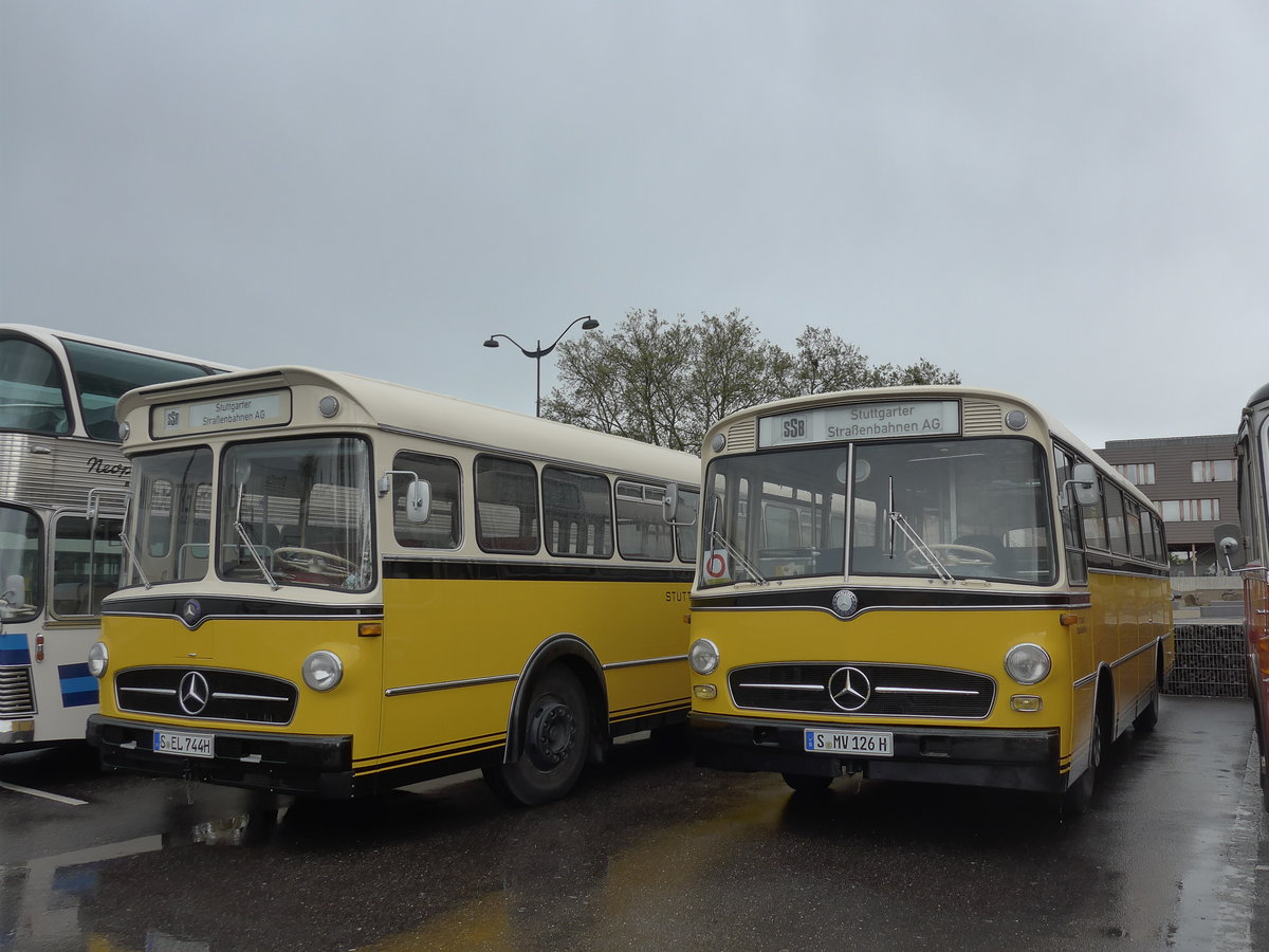 (204'395) - Aus Deutschland: SSB Stuttgart - S-MV 126H - Mercedes am 27. April 2019 in Haguenau, Parkplatz