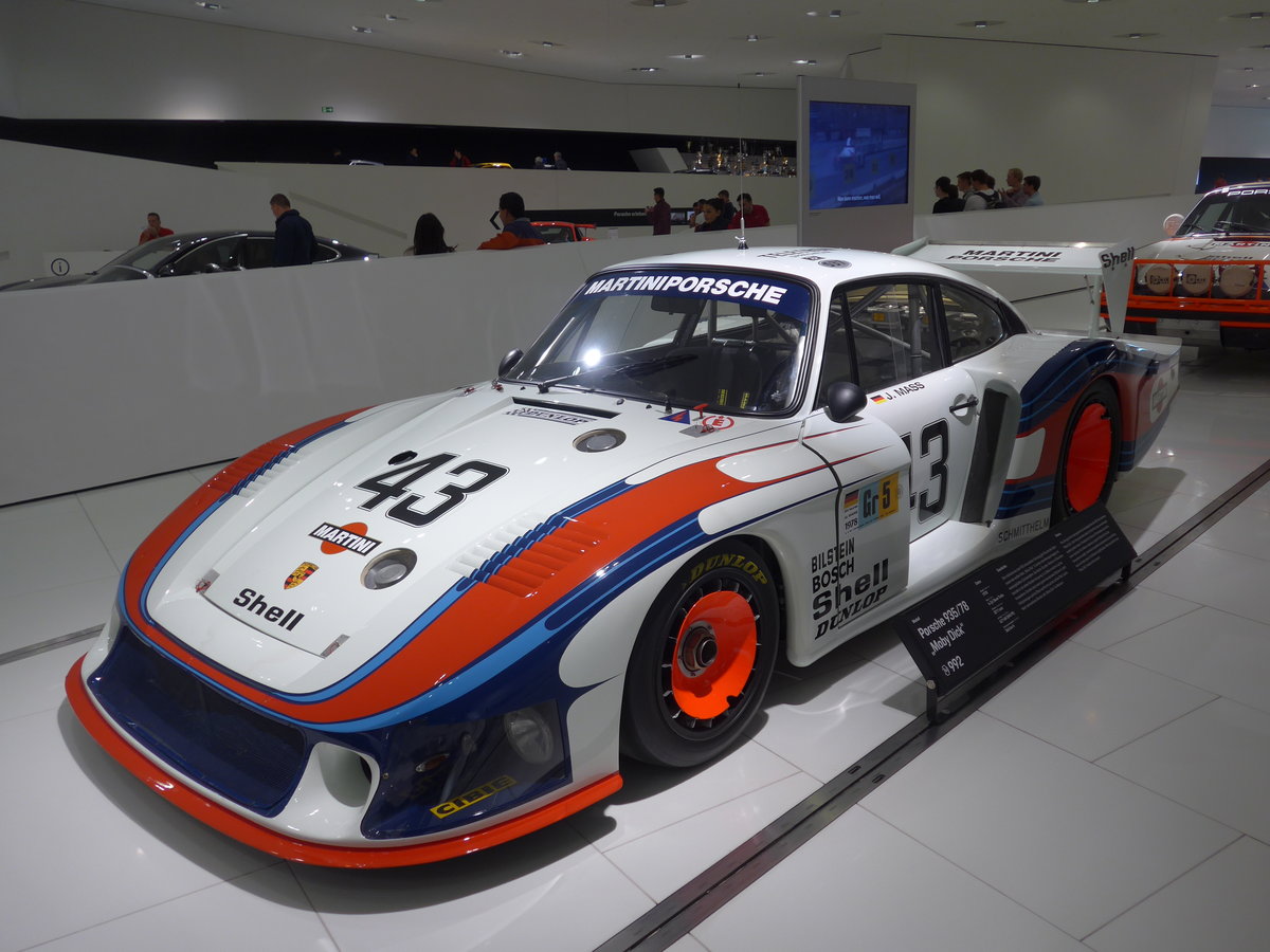 (204'614) - Porsche 935 am 9. Mai 2019 in Zuffenhausen, Porsche Museum