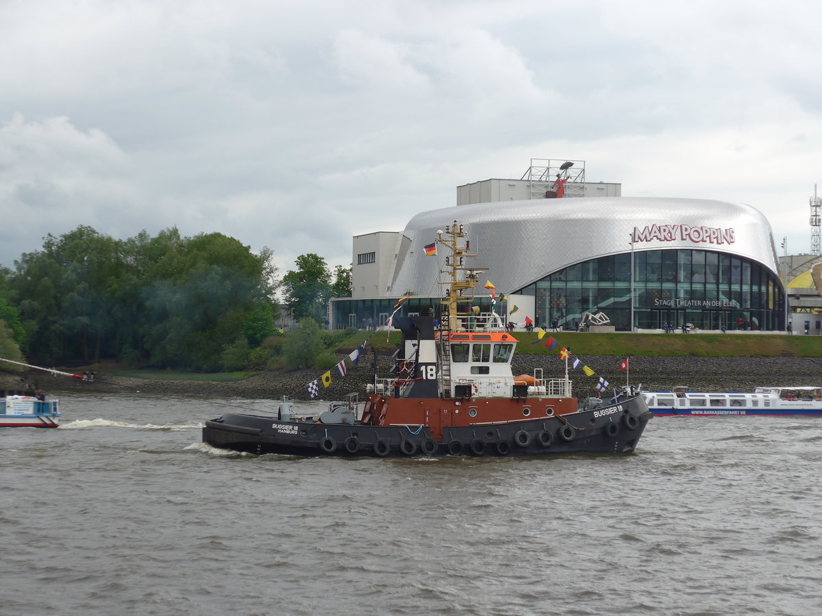 (204'712) - 830. Hafengeburtstag mit Schiffsparade am 10. Mai 2019 auf der Elbe in Hamburg