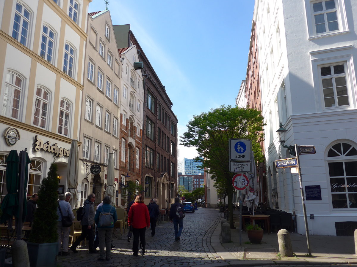 (204'886) - In der Deichstrasse am 11. Mai 2019 in Hamburg (hier brach 1842 der Brand aus, der Teile Hamburgs zerstrte)