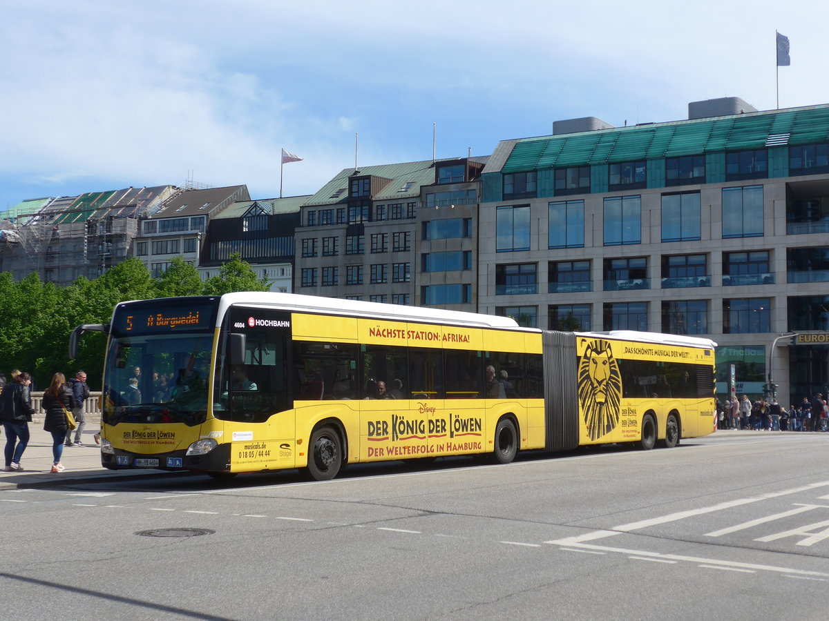 (204'930) - HHA Hamburg - Nr. 4604/HH-YB 4604 - Mercedes am 11. Mai 2019 in Hamburg, Jungfernstieg