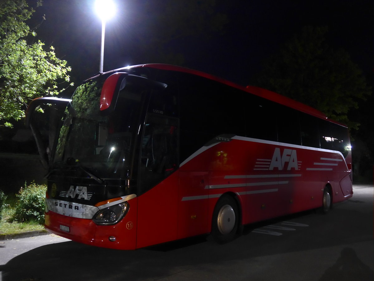 (204'995) - Aus der Schweiz: AFA Adelboden - Nr. 15/BE 26'702 - Setra am 12. Mai 2019 in Sinsheim, Hotel Sinsheim