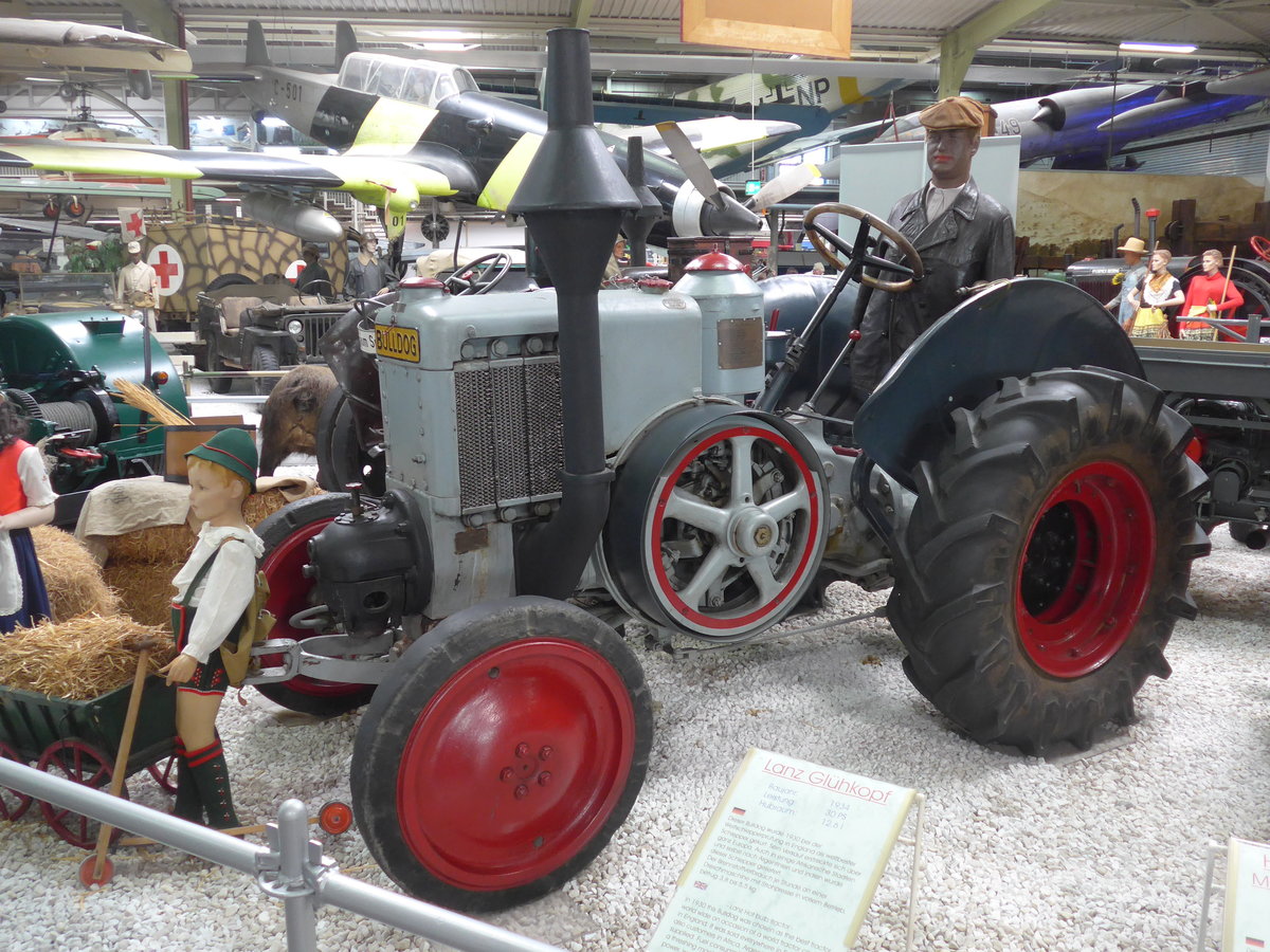 (205'041) - Lanz Bulldog am 13. Mai 2019 in Sinsheim, Museum