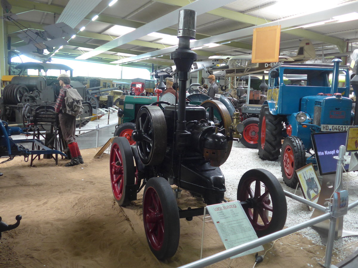 (205'045) - Lanz Bulldog am 13. Mai 2019 in Sinsheim, Museum