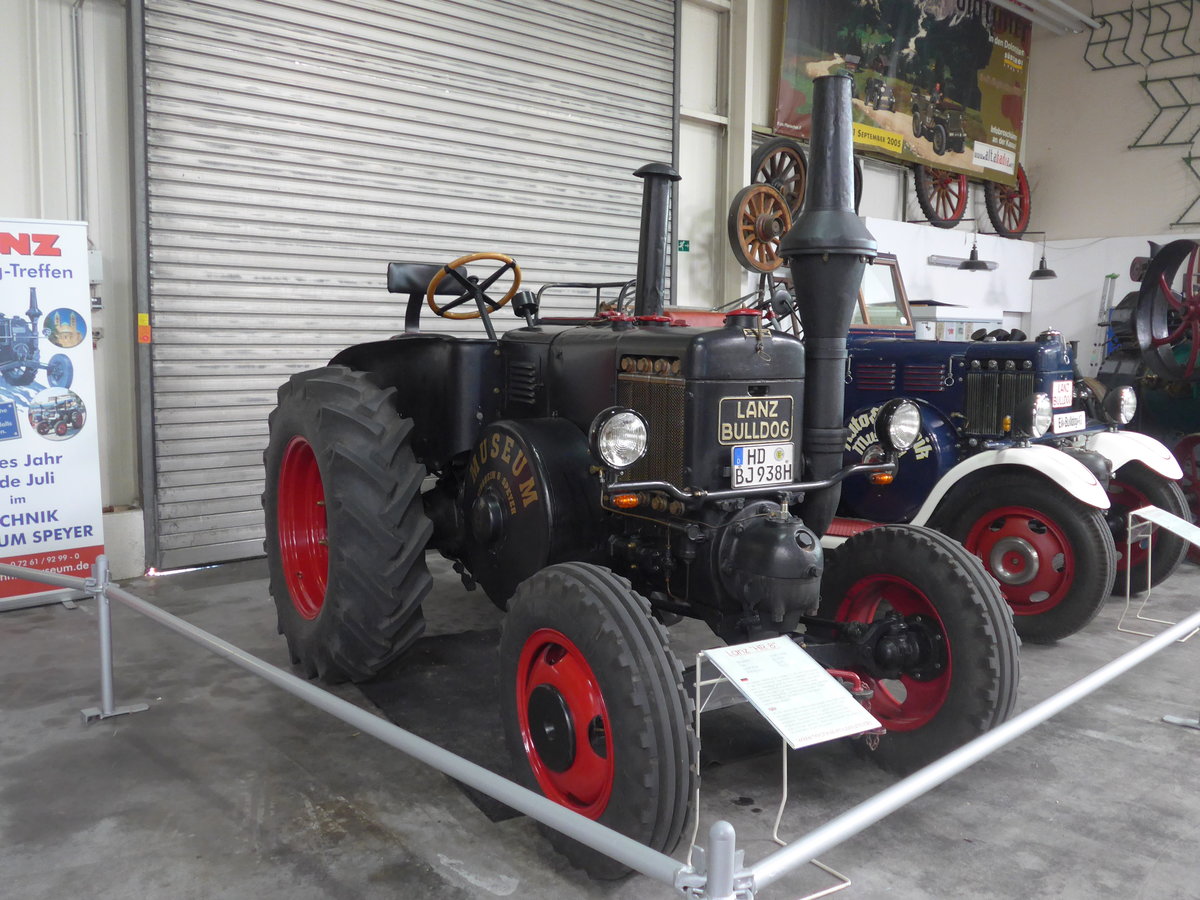 (205'047) - Lanz Bulldog - HD-BJ 938H - am 13. Mai 2019 in Sinsheim, Museum