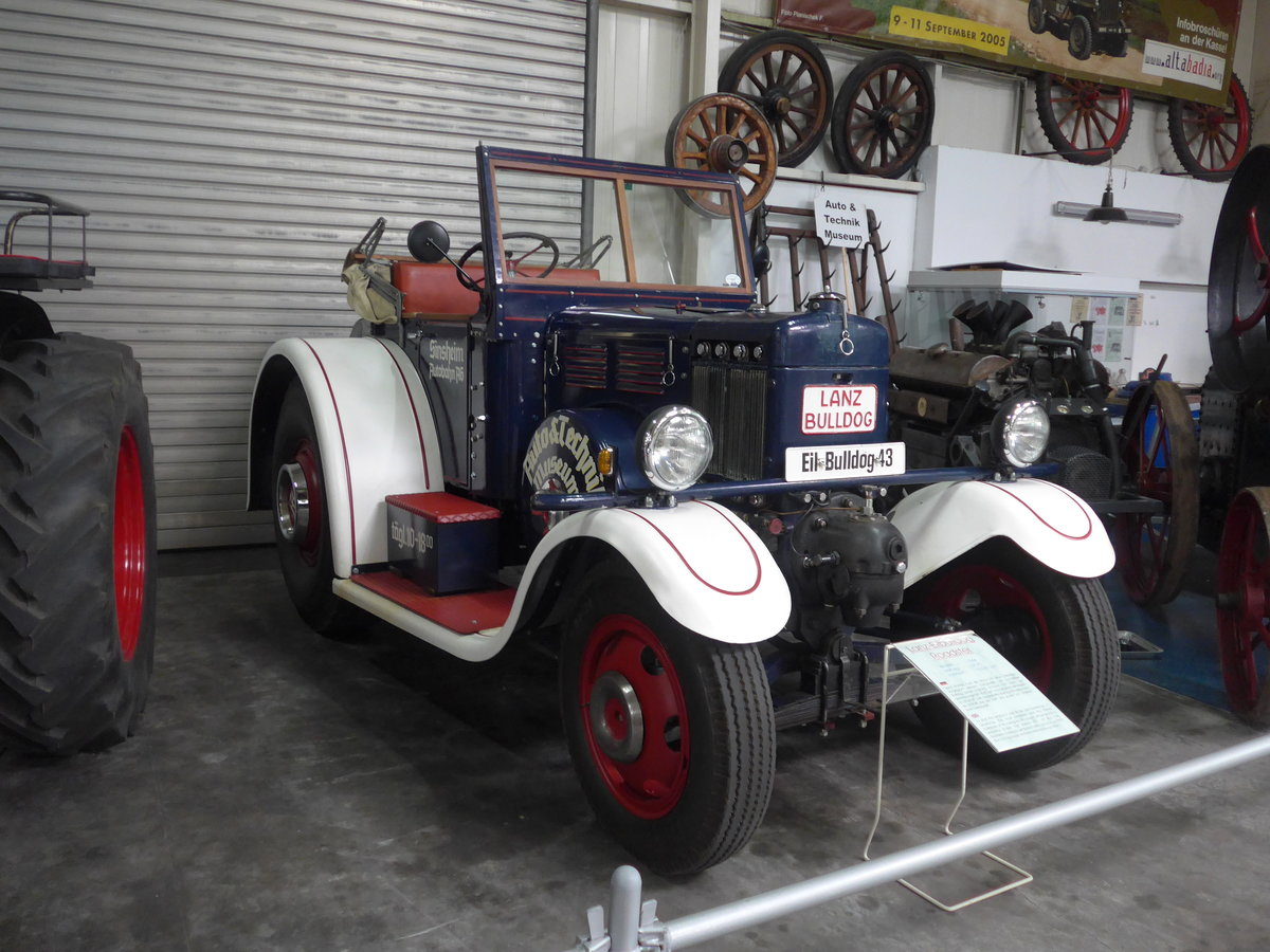 (205'048) - Lanz Bulldog am 13. Mai 2019 in Sinsheim, Museum