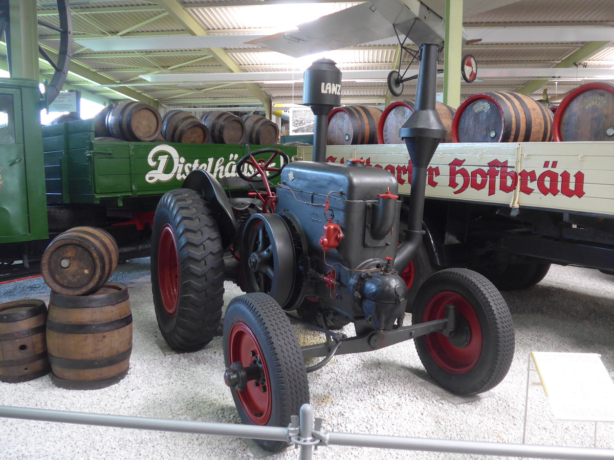 (205'060) - Lanz Bulldog am 13. Mai 2019 in Sinsheim, Museum