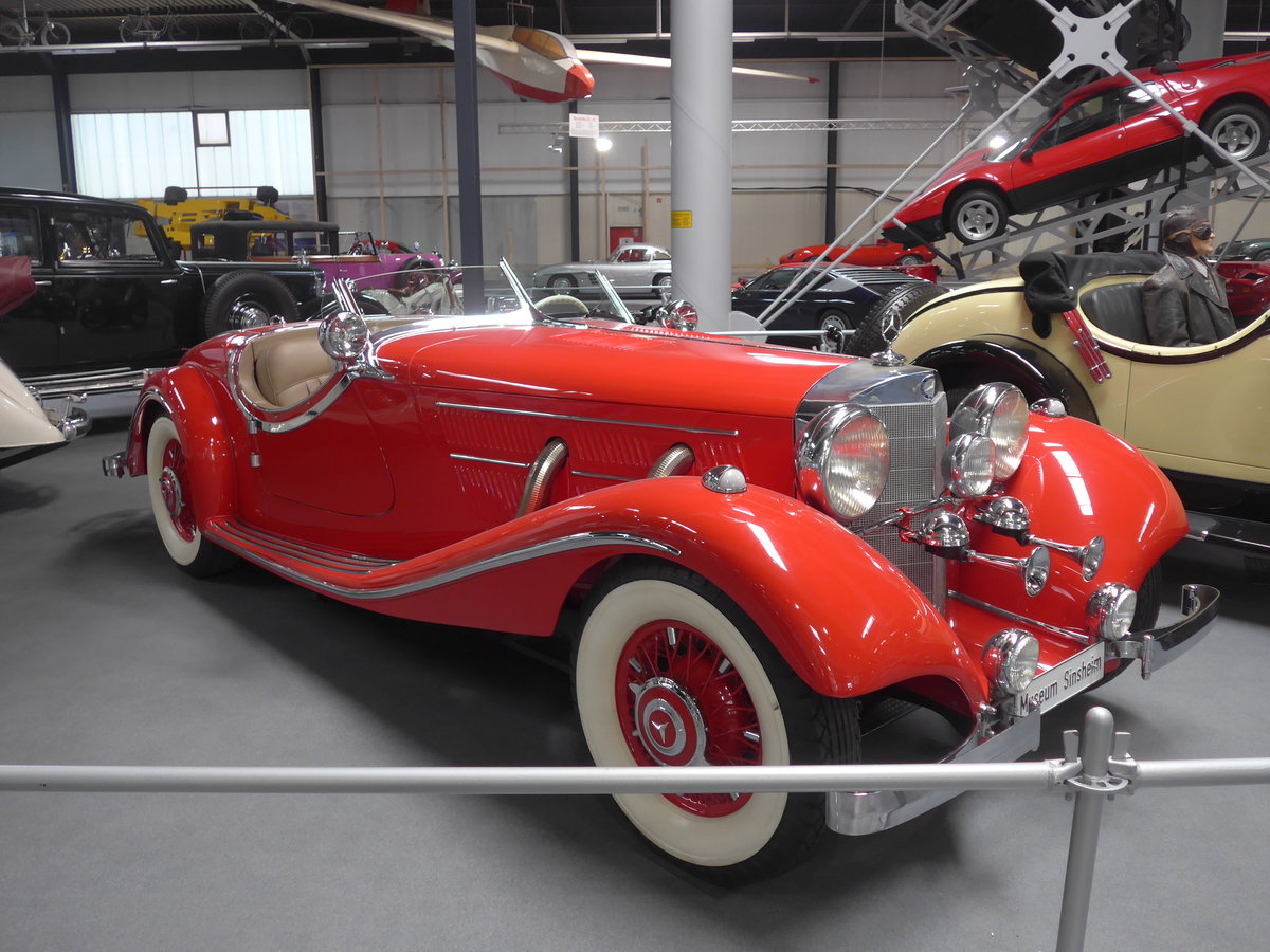 (205'104) - Mercedes am 13. Mai 2019 in Sinsheim, Museum 