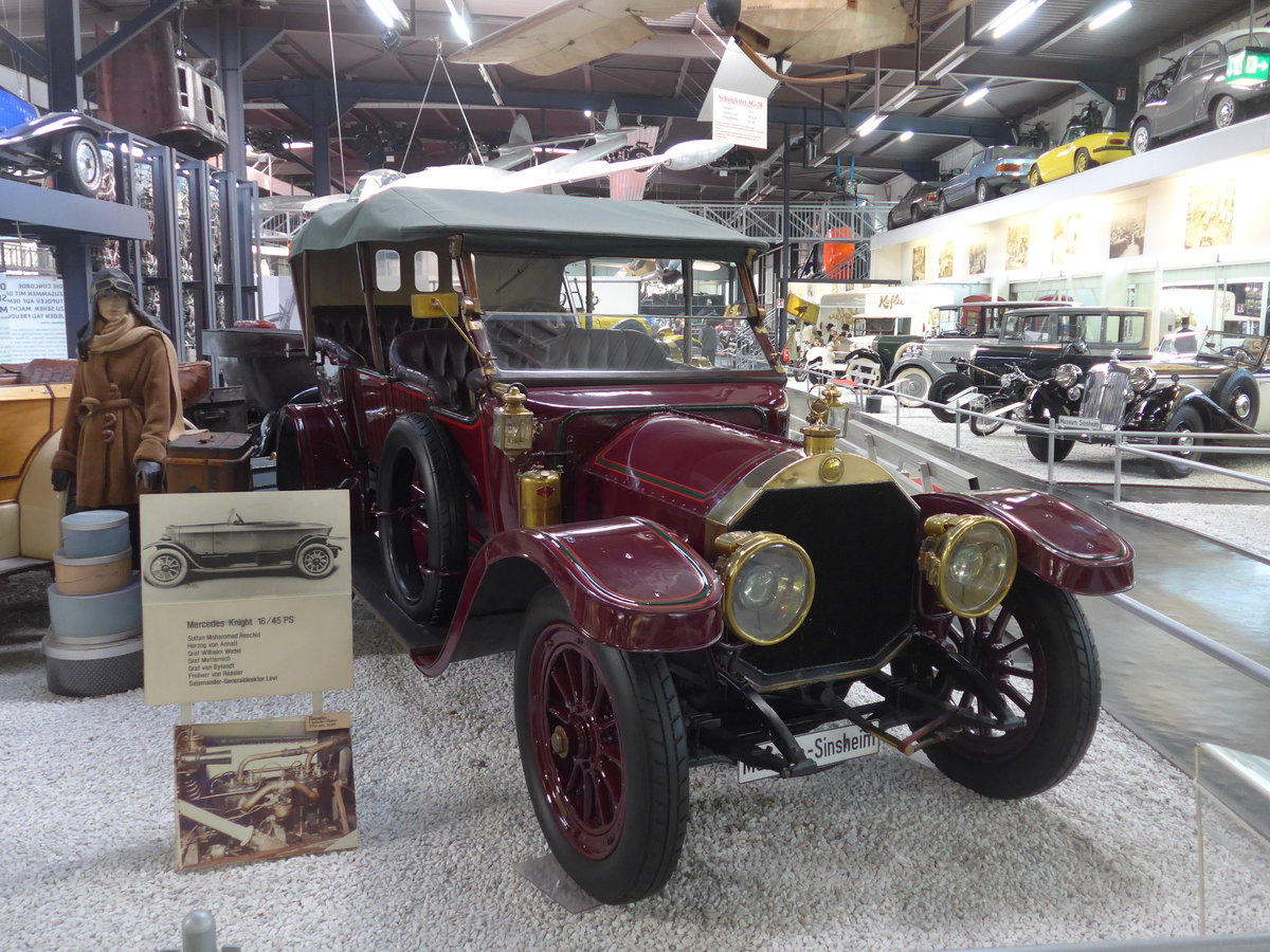 (205'114) - Mercedes am 13. Mai 2019 in Sinsheim, Museum