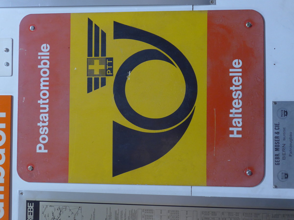 (205'248) - PostAuto-Haltestelle - Postauotmobile Haltestelle - am 18. Mai 2019 in Neuheim, ZDT