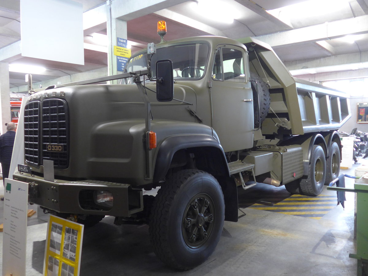 (205'255) - Schweizer Armee - M+64'804 - Saurer am 18. Mai 2019 in Neuheim, ZDT
