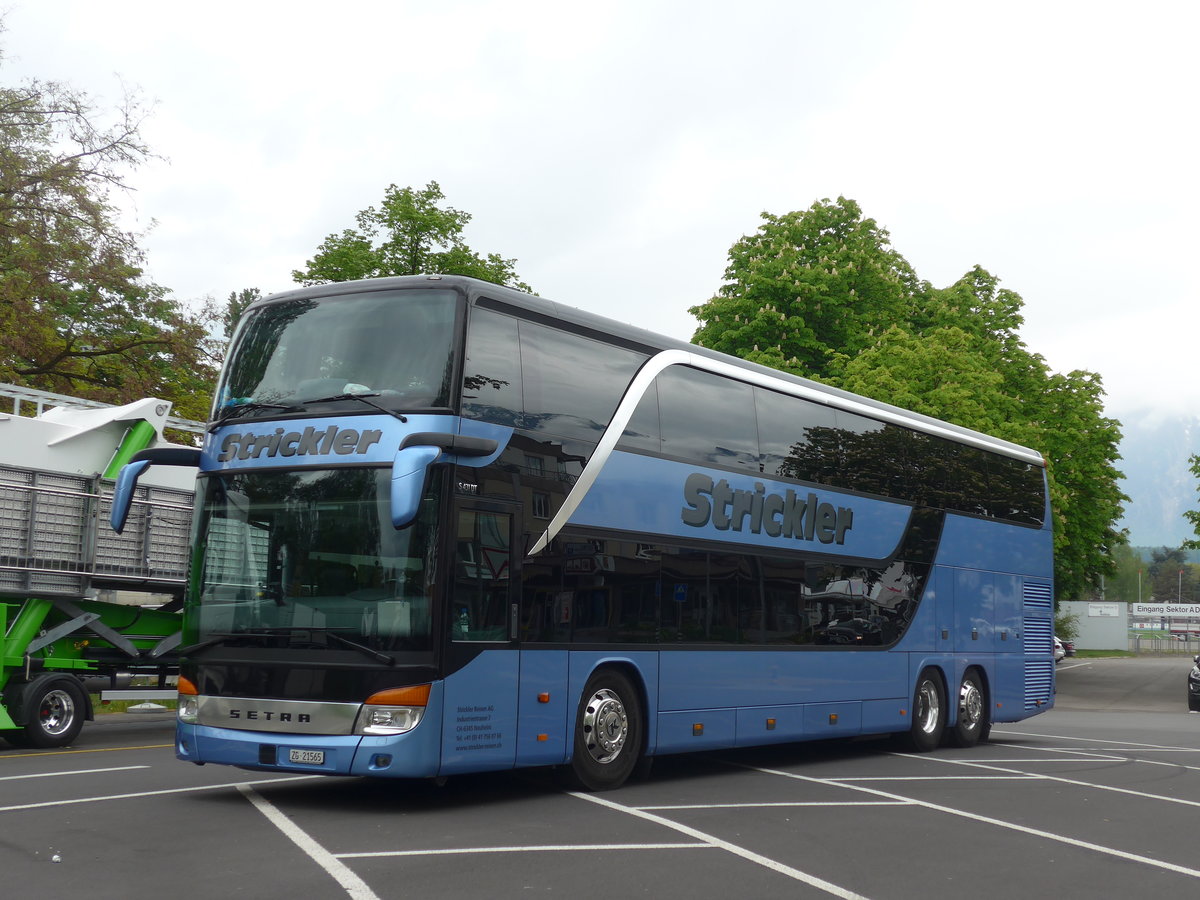 (205'295) - Strickler, Neuheim - ZG 21'565 - Setra am 19. Mai 2019 in Thun, Lachen