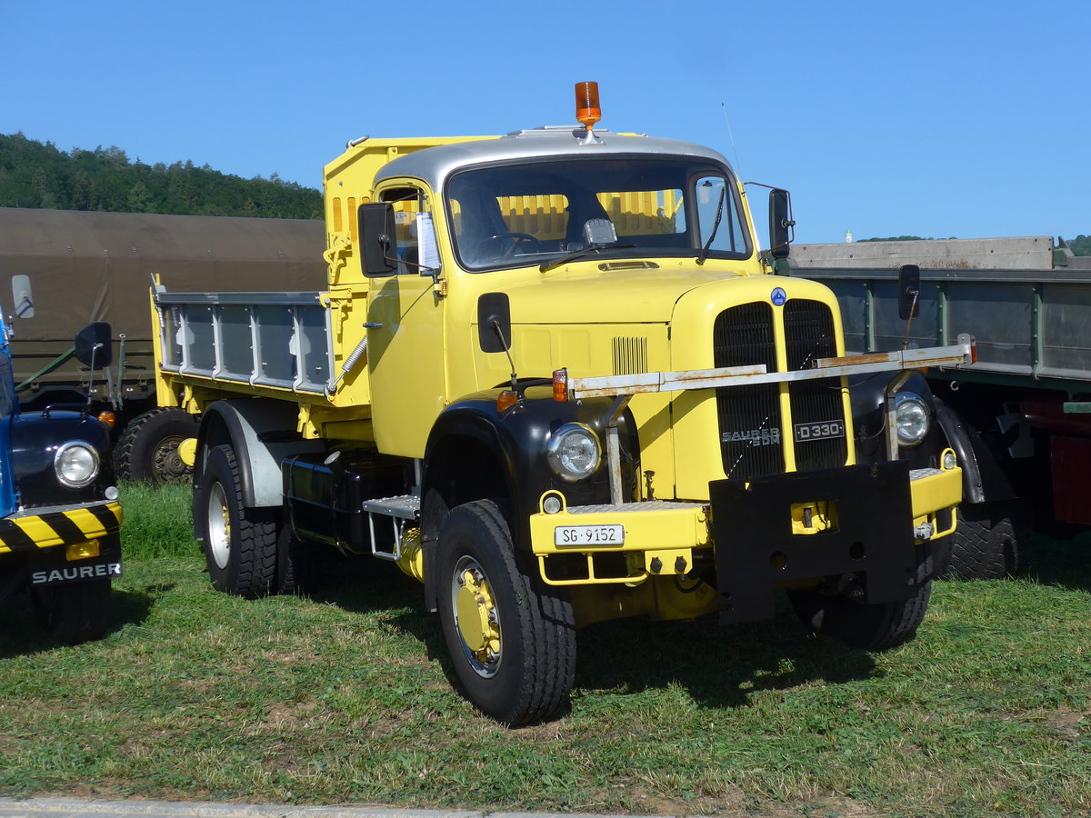 (205'753) - Saurer - SG 9152 - am 8. Juni 2019 in Thayngen, Saurertreffen