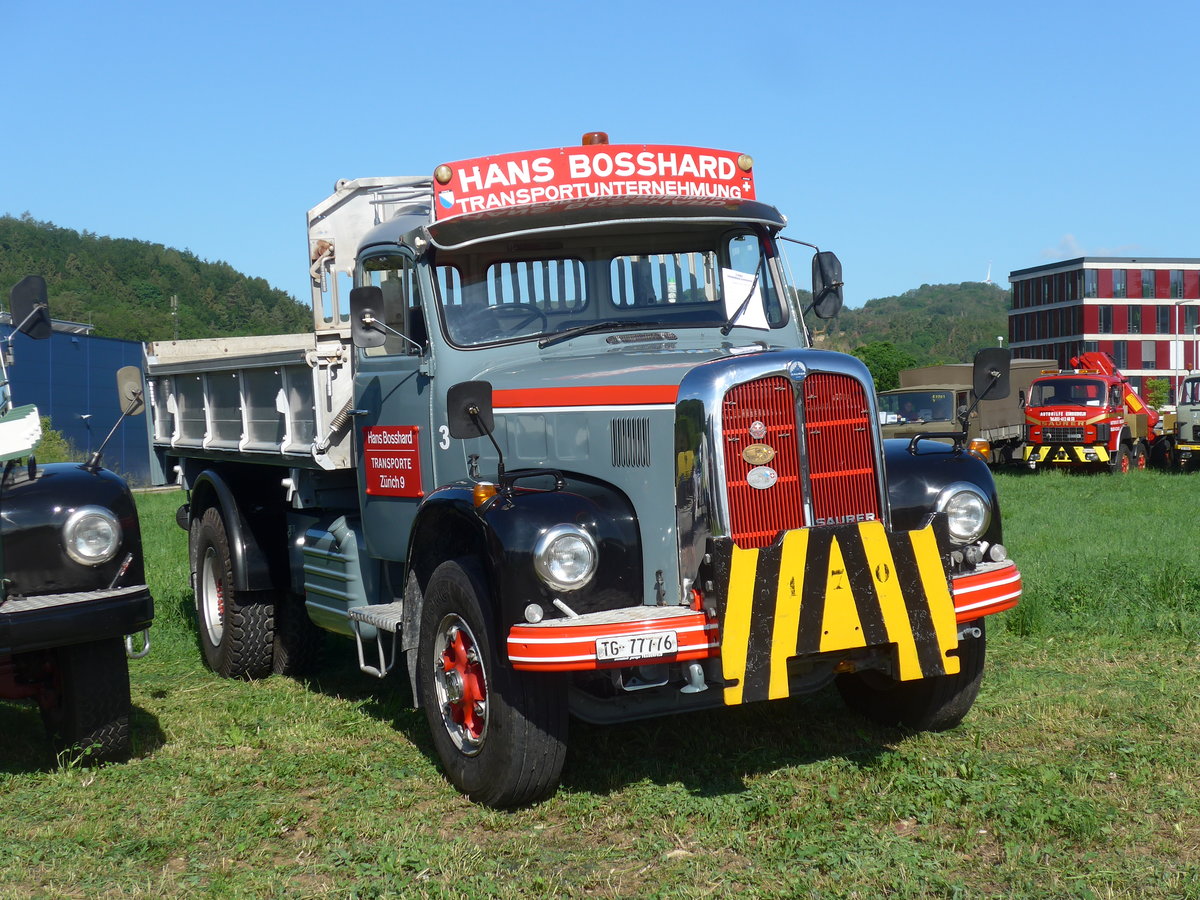 (205'755) - Bosshard, Zrich - Nr. 3/TG 77'776 - Saurer am 8. Juni 2019 in Thayngen, Saurertreffen