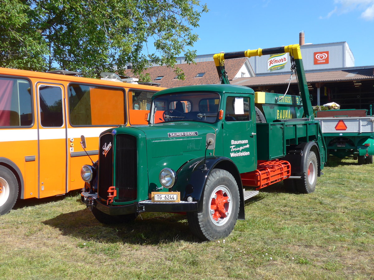 (205'816) - Baumann, Weinfelden - TG 6244 - Saurer am 8. Juni 2019 in Thayngen, Saurertreffen
