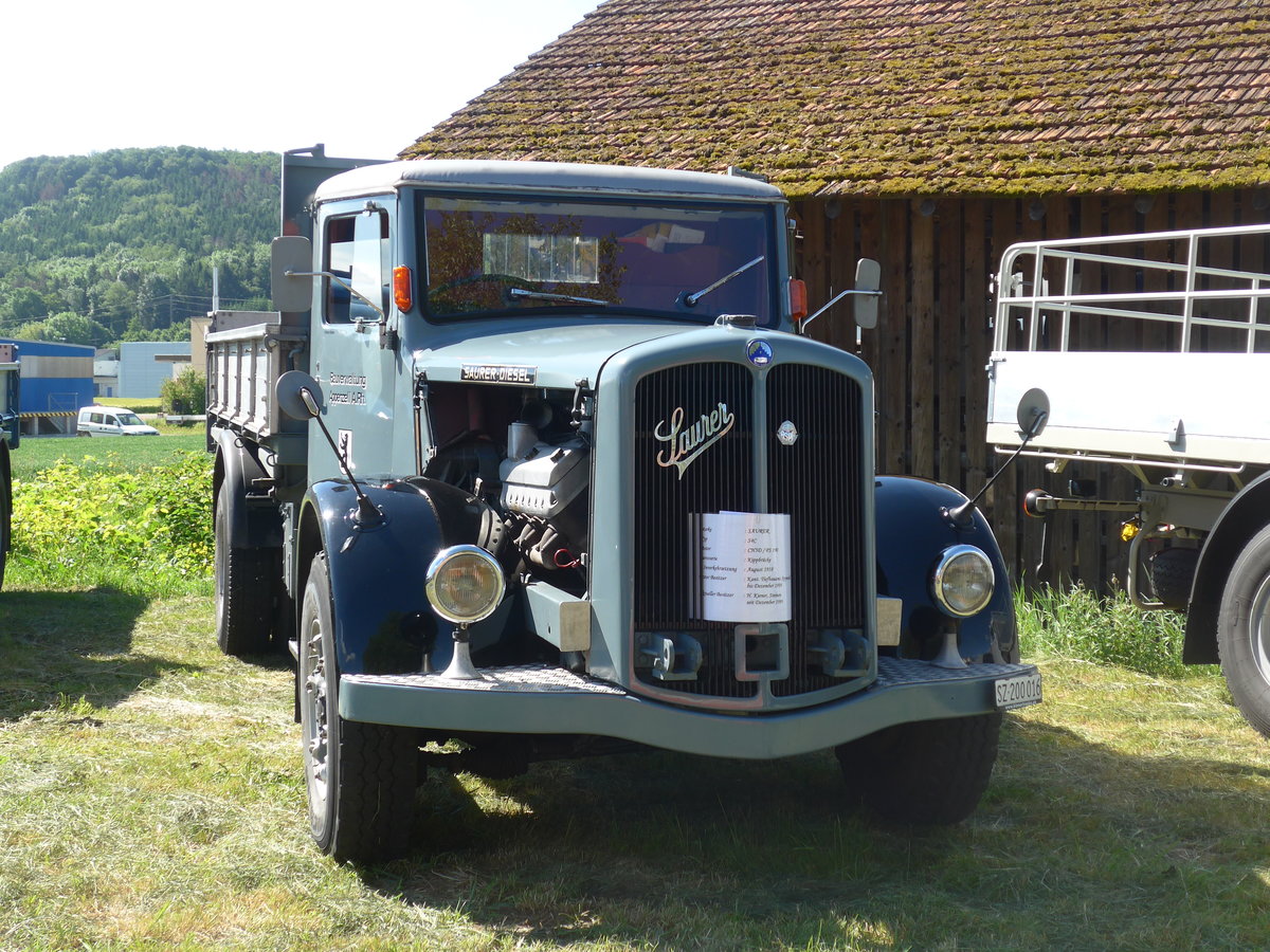 (205'827) - Bauverwaltung, Appenzell A.Rh. - SZ 200'016 - Saurer am 8. Juni 2019 in Thayngen, Saurertreffen