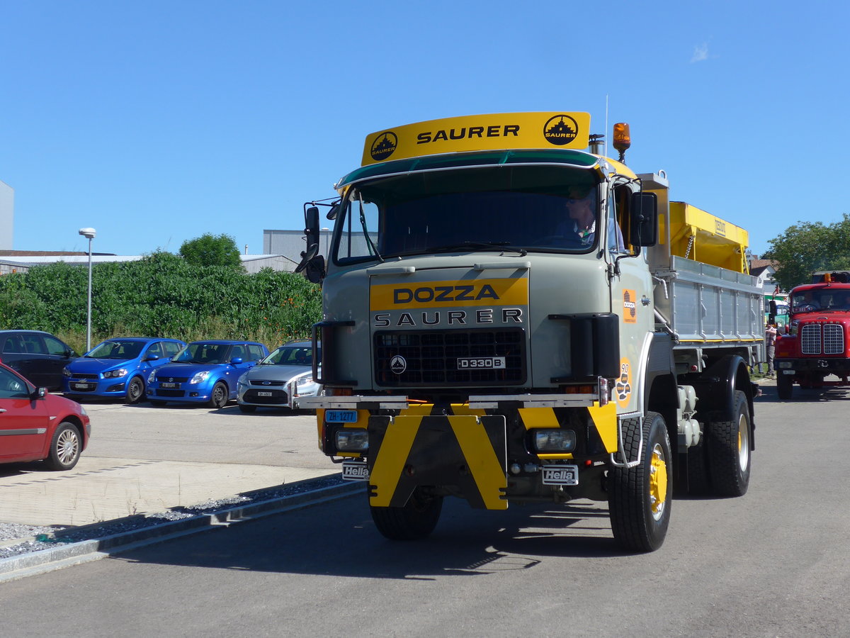 (205'836) - Dozza, Ksnacht - ZH 1277 - Saurer am 8. Juni 2019 in Thayngen, Saurertreffen