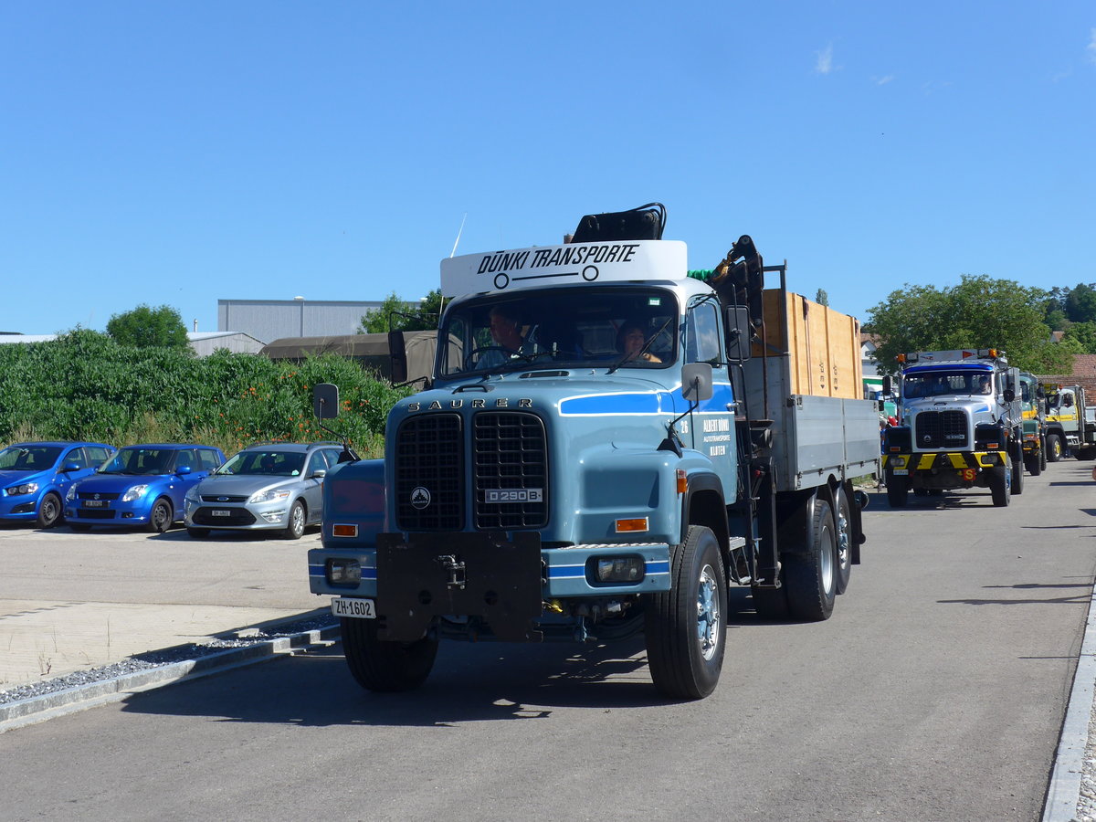 (205'838) - Dnki, Kloten - Nr. 26/ZH 1602 - Saurer am 8. Juni 2019 in Thayngen, Saurertreffen