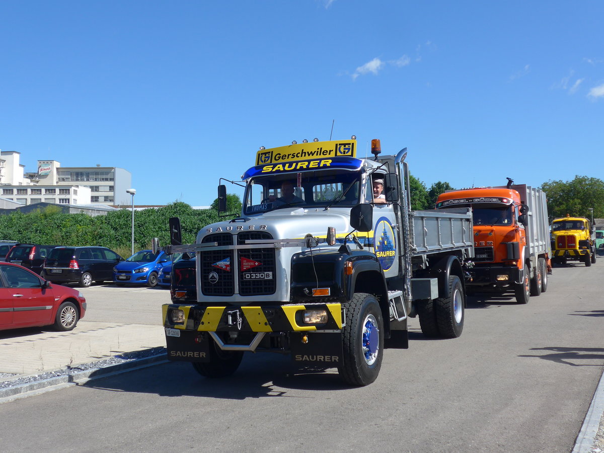 (205'860) - Gerschwiler, Goldau - SG 1263 U - Saurer am 8. Juni 2019 in Thayngen, Saurertreffen
