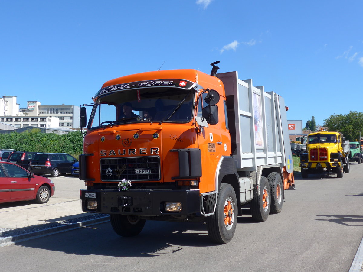 (205'861) - Tiefbauamt, St. Gallen - Nr. 810/SG 500'021 - Saurer am 8. Juni 2019 in Thayngen, Saurertreffen
