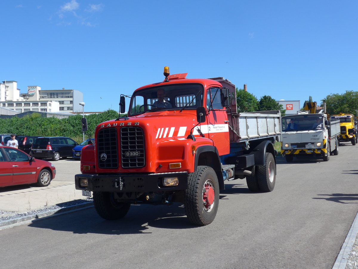 (205'873) - Reusser, Zuchwil - Nr. 2/GL 2792 - Saurer am 8. Juni 2019 in Thayngen, Saurertreffen