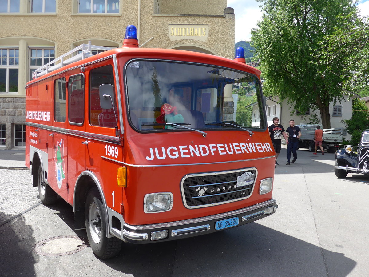 (205'934) - Jugendfeuerwehr, Lenzburg - Nr. 1/AG 24'320 - Geser am 8. Juni 2019 in Sarnen, OiO 