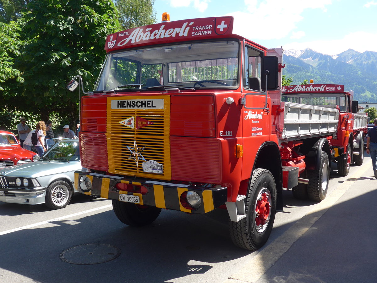 (205'977) - Abcherli, Sarnen - OW 10'055 - Henschel am 8. Juni 2019 in Sarnen, OiO