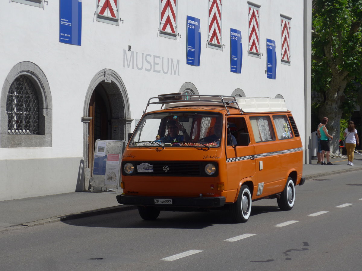 (205'989) - VW-Bus - ZH 46'882 - am 8. Juni 2019 in Sarnen, OiO