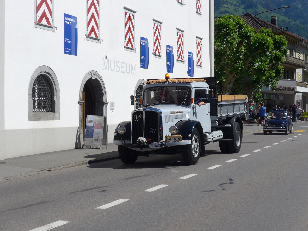 (206'061) - Saurer - VD 394'722 - am 8. Juni 2019 in Sarnen, OiO