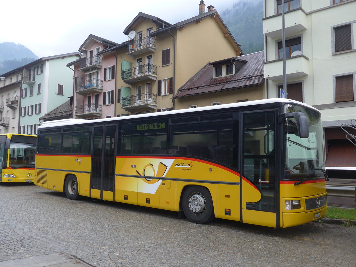 (206'239) - Marchetti, Airolo - TI 239'834 - Mercedes (ex AVG Meiringen Nr. 70) am 9. Juni 2019 beim Bahnhof Airolo