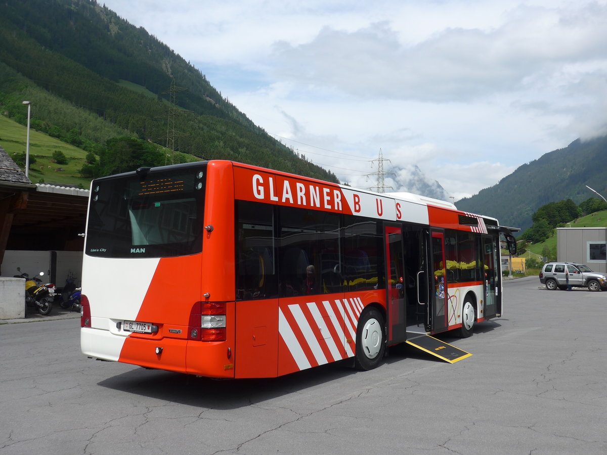 (206'338) - AS Engi - Nr. 5/GL 7705 - MAN am 15. Juni 2019 in Engi, Garage