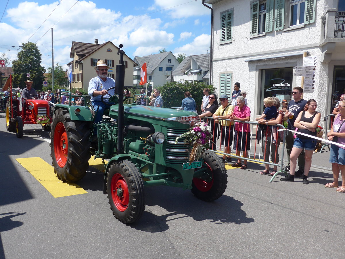 (206'702) - Hrlimann - ZH 13'123 - am 23. Juni 2019 am Jodlerfest-Umzug in Winterthur