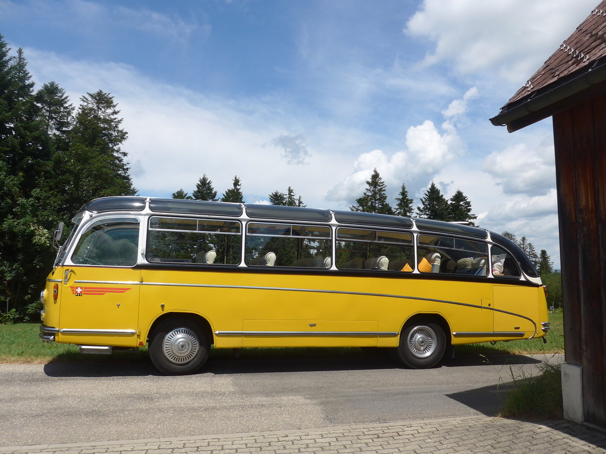 (207'500) - Zimmerli J., Oftringen - AG 57'298 - Berna/Tscher (ex Stutz, Oberlunkhofen; ex Leu, Schongau; ex Wicki, Bremgarten; ex P 22'054) am 7. Juli 2019 in Waldhusern, Kurhaus