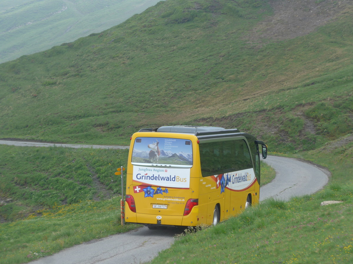 (207'714) - AVG Grindelwald - Nr. 26/BE 268'737 - Setra am 9. Juli 2019 auf dem Mnnlichen